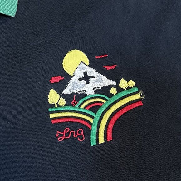 LRG Lifted Research 4XL Polo Shirt Vintage Y2K Bold Embroidered Back Portrait - Picture 6 of 10